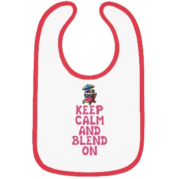 Discover Keep Calm and Blend On Summer Fun Bibs