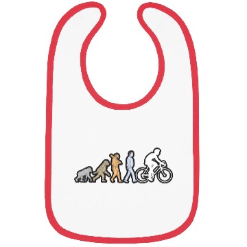 Discover Evolution of bike Men white grunge Bibs