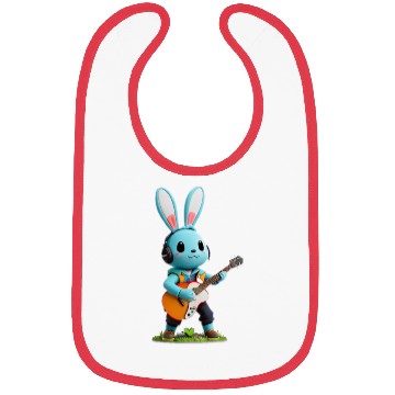 Discover Rabbit playing guitar Bibs