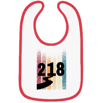 Discover 218 Area Code Retro Minnesota Duluth Bibs