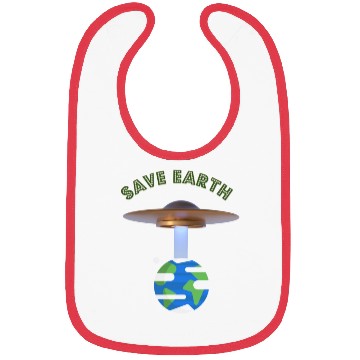 Discover Save Earth, UFOs and Aliens, Climate Change Bibs