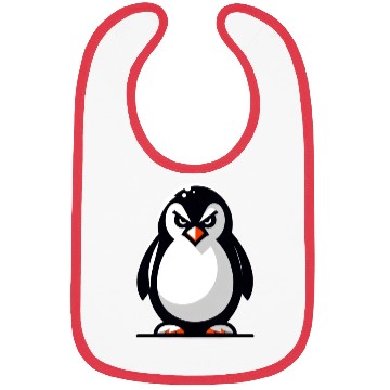 Discover Evil Penguin with Bad Look Bibs