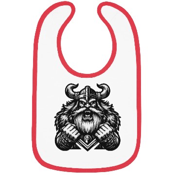 Discover Powerful Viking Warrior Version 6 Bibs
