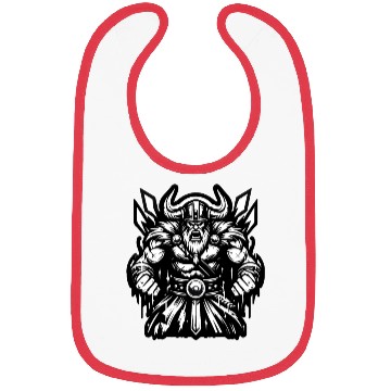 Discover Powerful Viking Warrior Version 2 Bibs