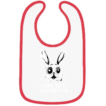 Discover "I Know Nothing" Wise Bunny Bibs