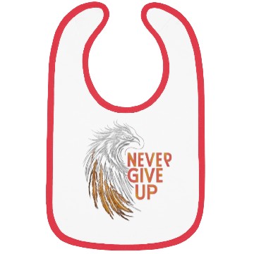Discover Never Give Up! Bibs