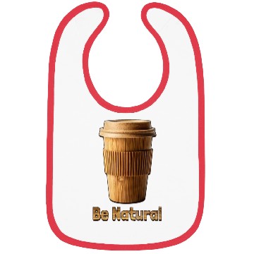 Discover Be Natural, Bamboo Coffe Cup Bibs