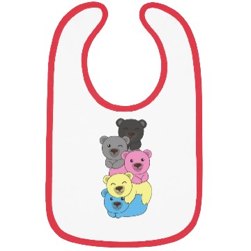 Discover Polygender Flag Pride Lgbtq Cute Bear Bibs