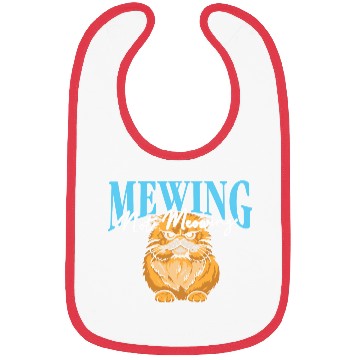 Discover Mewing Not Meowing Funny Cat Meme Jawline Bibs