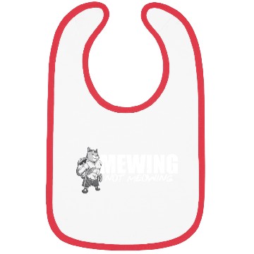Discover Funny Cat Meme Mewing Not Meowing Jawline Bibs