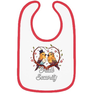Discover Bride Security Wedding Little Ring Bear Bibs