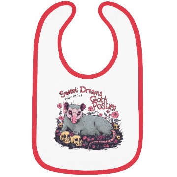 Discover sweet dreams goth possum Street Cats Squad Bibs