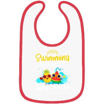 Discover Pool Summer Pool Party Friends Bibs