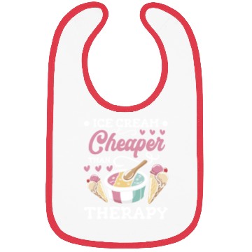 Discover Ice Sweet Dessert Ice Cream Cone Bibs