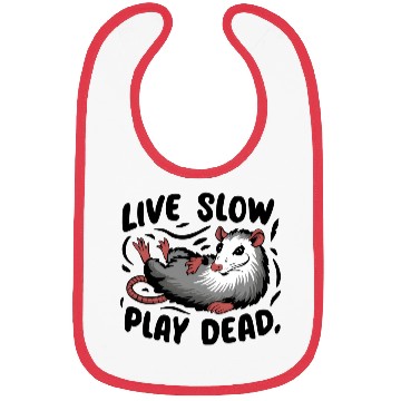 Discover Funny Possum Live slow play dead Street Cat Bibs
