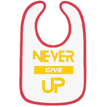 Discover never give up Bibs