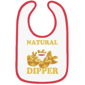 Discover Natural Born DipperFunny Crab Rangoon Bibs