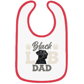 Discover Black Labrador BLACK LAB DAD Labrador Owner Bibs