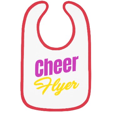 Discover Cheer Flyer Funny Football Backspot Tumbling Bibs