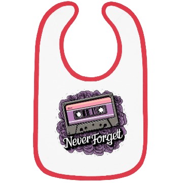 Discover A cassette tape colored with roses 11 Bibs