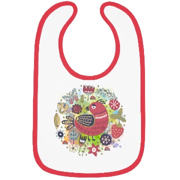 Discover Design Abstract Bird Unique Art Bibs