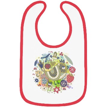 Discover Design Abstract Bird Unique Art Bibs