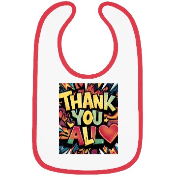 Discover Thank you All Bibs