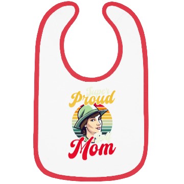 Discover Golfing Mom Super Proud Golf Mom Bibs