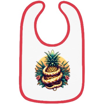 Discover Python around pineapple Bibs