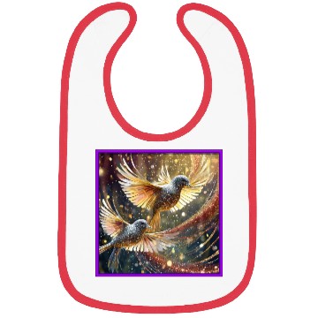 Discover Whirly Birds in the Dazzle - 1 Bibs