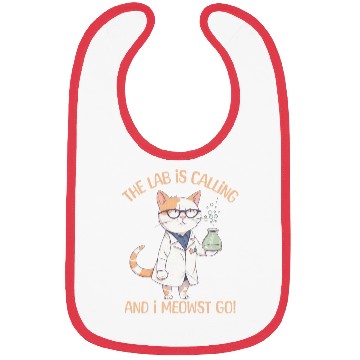 Discover Lab Calling Science Lab Cat Laboratory Chemistry Bibs