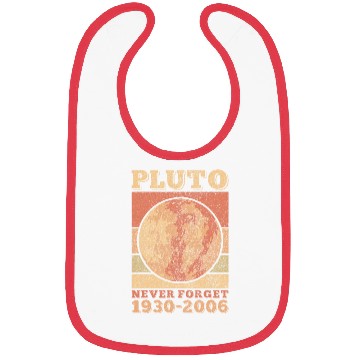 Discover Pluto Never Forget Space Science Astronomy Bibs