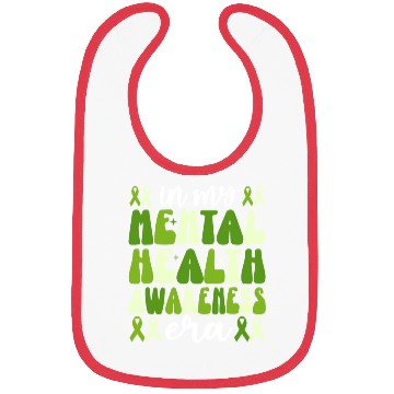 Discover In My Mental Health Awareness Era Groovy Bibs