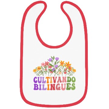 Discover Cultivando Bilingües Spanish Teacher Bibs
