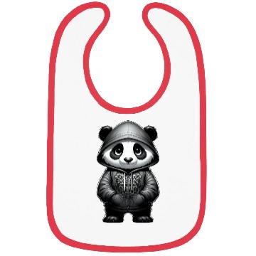 Discover Streetwise Panda Cub Bibs