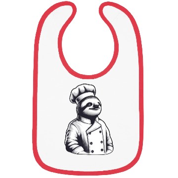 Discover Proud Sloth Chef: Master of the Kitchen Bibs