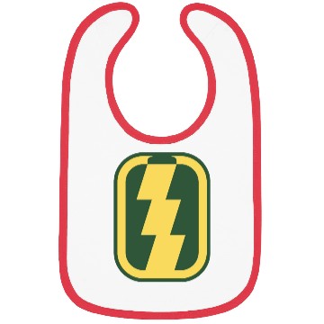 Discover strong battery icon a green natural power source Bibs