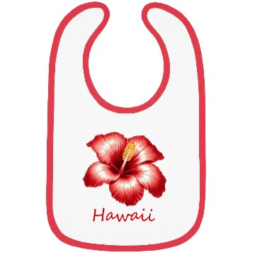 Discover Tropical hawaii flower Bibs