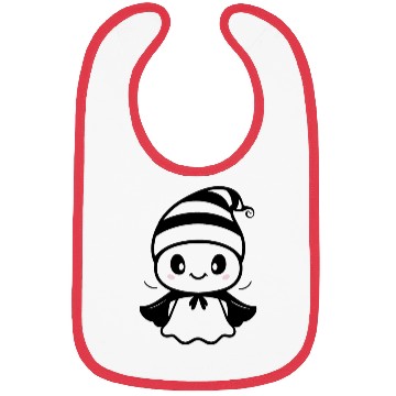 Discover Cute baby ghost character Bibs