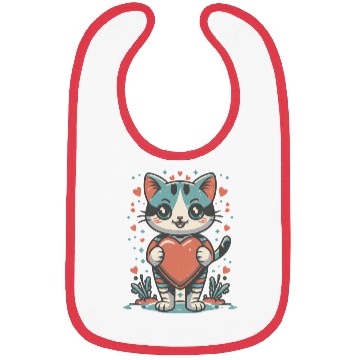 Discover cat mom Bibs