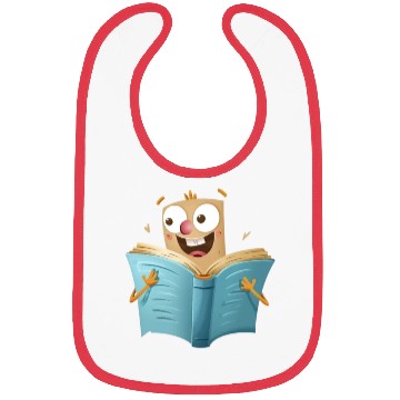 Discover Happy Book Lover Reading Adventure Bibs
