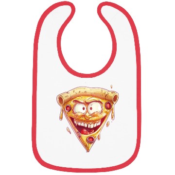 Discover Cheesy Grinning Slice Captures Joy Bibs