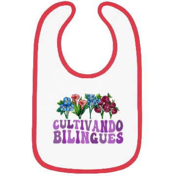 Discover Cultivando Bilingües Spanish Teacher Bibs