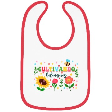 Discover Cultivando Bilingües Spanish Teacher Bibs