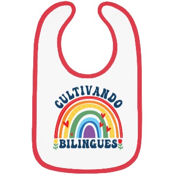 Discover Cultivando Bilingües Spanish Teacher Bibs
