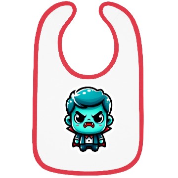 Discover Aquatic Fury: Angry Aqua Vampire Bibs