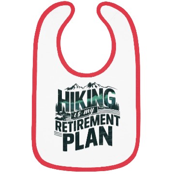 Discover Hiking Is My Retirement Plan Bibs
