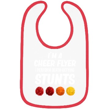 Discover I'm A Cheer Flyer I Therefore Death-Defying Bibs