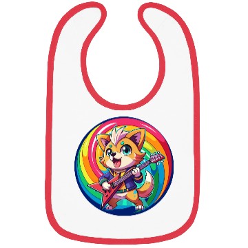 Discover Electro Pup Jam: Rainbow Riff Bibs