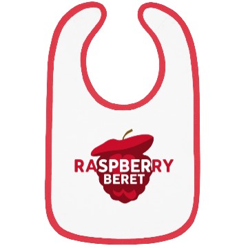 Discover Cute Raspberry Beret Bibs